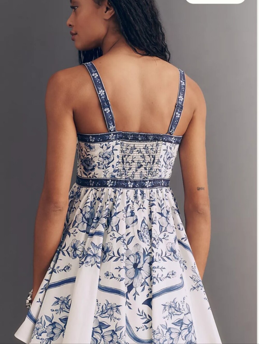 FARM Rio Porcelain Garden Mini Dress NWT Size M - Picture 7 of 10